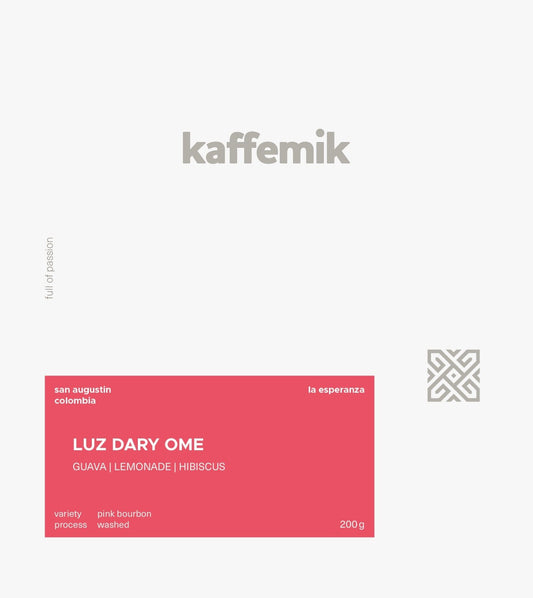 LUZ DARY OME | Colombia | Washed - kaffemikGuava | Lemonade | HibiscusKaffeebohnen