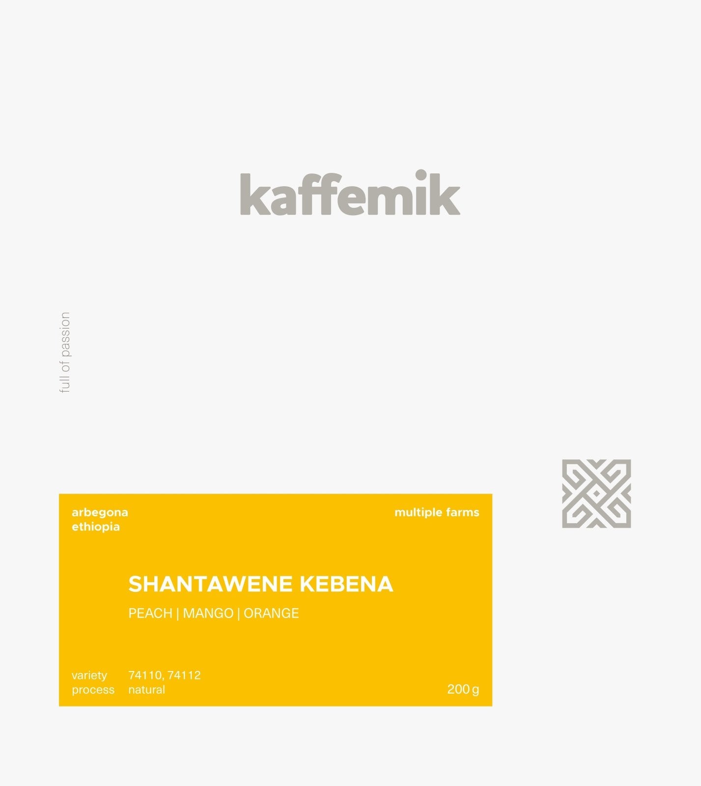 SHANTAWENE KEBENA | Ethiopia | Natural - kaffemikPEACH | MANGO | ORANGECoffee