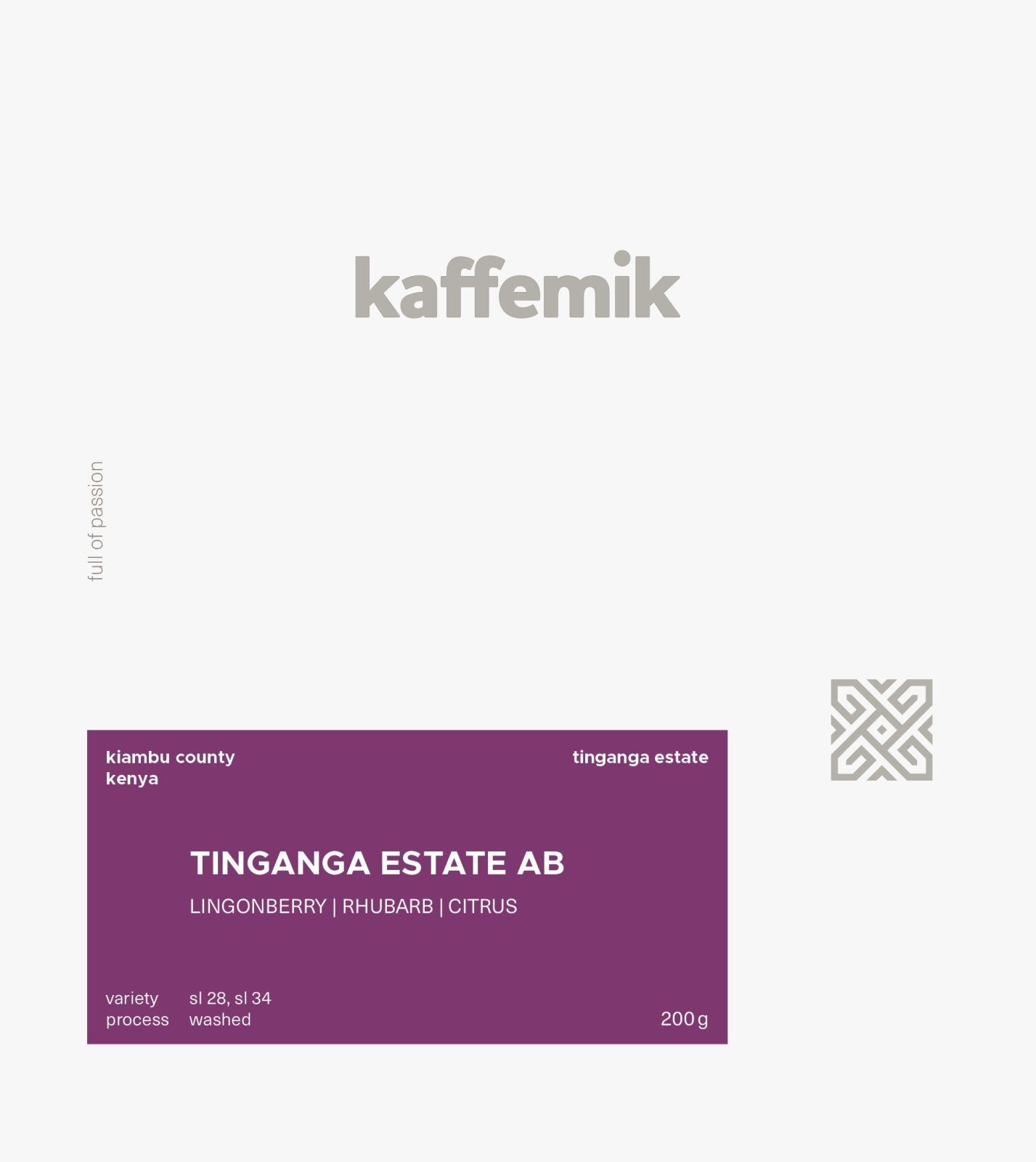 TINGANGA ESTATE AB | KENYA | washed - kaffemikKAFFEMIK (AT)Coffee